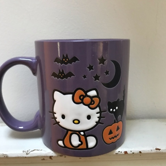 Hello Kitty NEW purple Halloween Mug - Picture 1 of 6